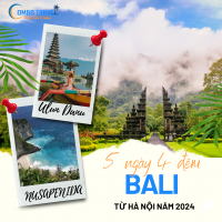 |2024| Du lịch Bali  Nusapendia - Ubub 5 ngày 4 đêm giá tốt từ Hà Nội 
