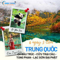 Tour CV Gấu Trúc - Cửu Trại Câu - Tùng Phan - Lạc Sơn Đại Phật từ Hà Nội