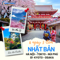 Du Lịch Nhật Bản: Tokyo - Núi Phú Sĩ - Nagoya - Kyoto - Osaka 6N5D